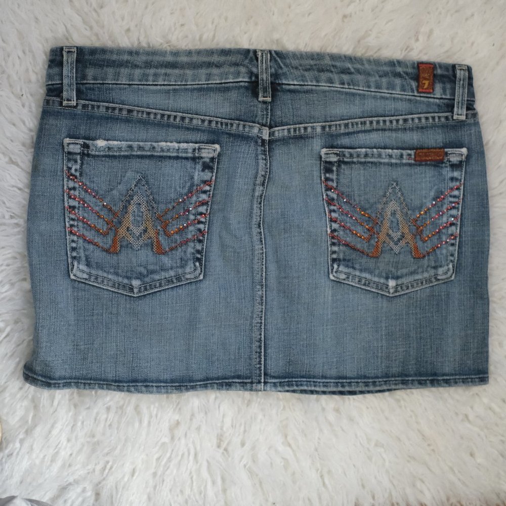 7 for all mankind skirt